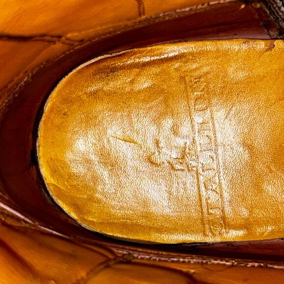 Stallion Goblin Majestic Full Nile Croc. Center Cut w/Tooled Overlays size 11D main image 11